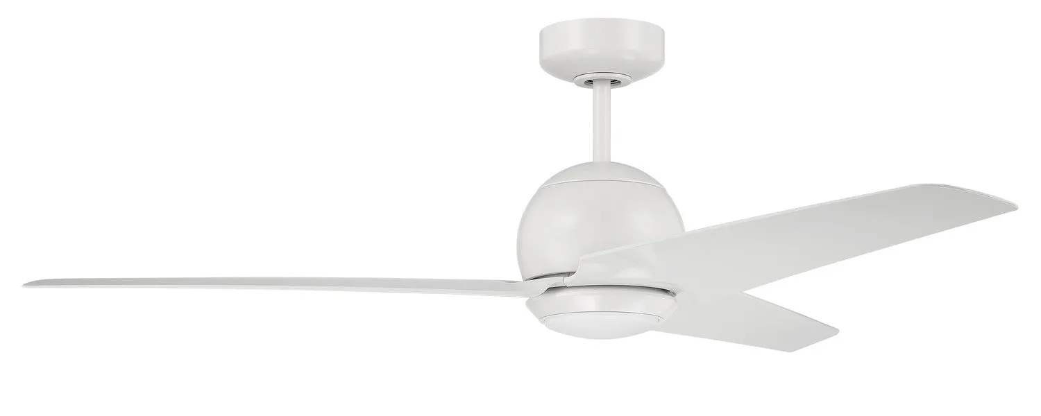 Nate 52" Ceiling Fan in White