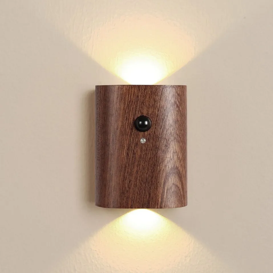 NaturaGlow Magnet Touch Sensor USB Rechargeable LED Wall Sconce