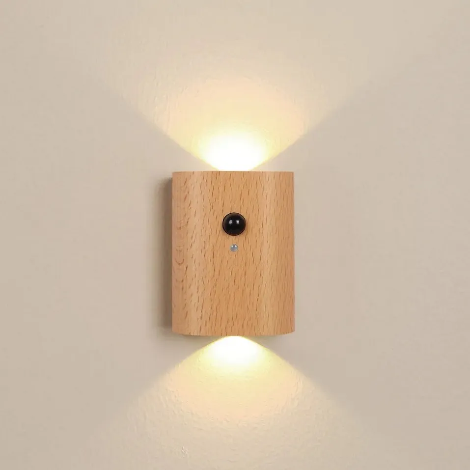 NaturaGlow Magnet Touch Sensor USB Rechargeable LED Wall Sconce