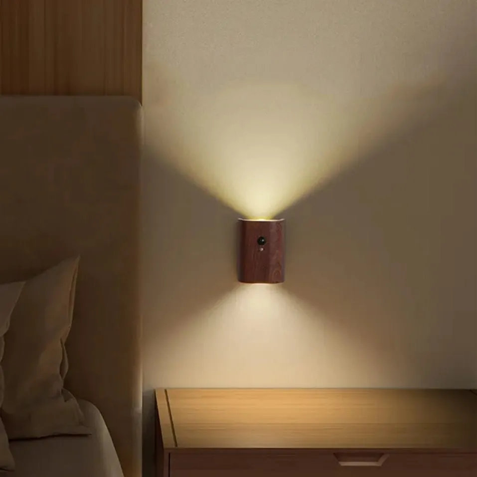 NaturaGlow Magnet Touch Sensor USB Rechargeable LED Wall Sconce