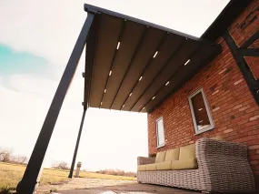 Nebula Motorised Gazebo With Retractable LED Awning