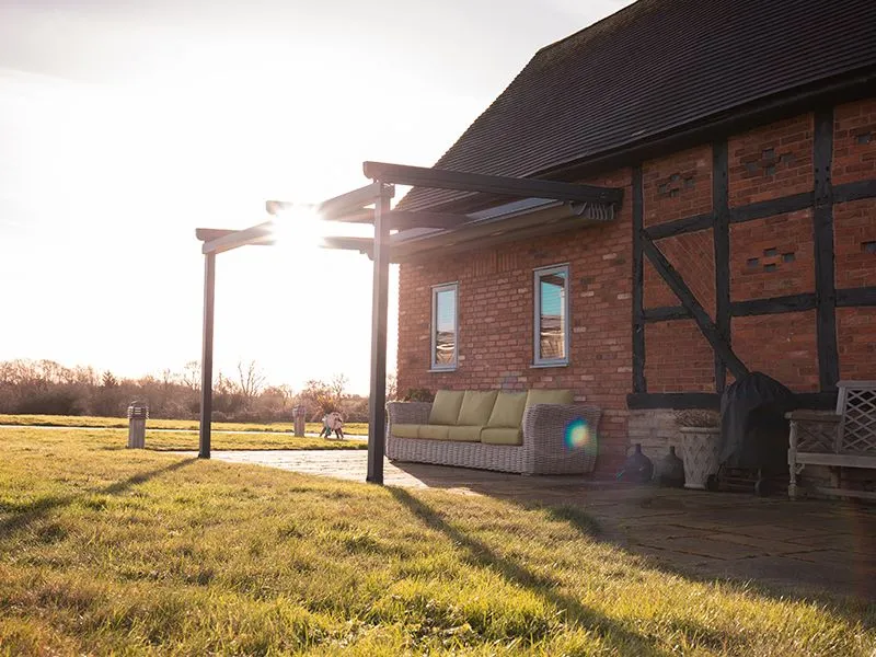 Nebula Motorised Gazebo With Retractable LED Awning