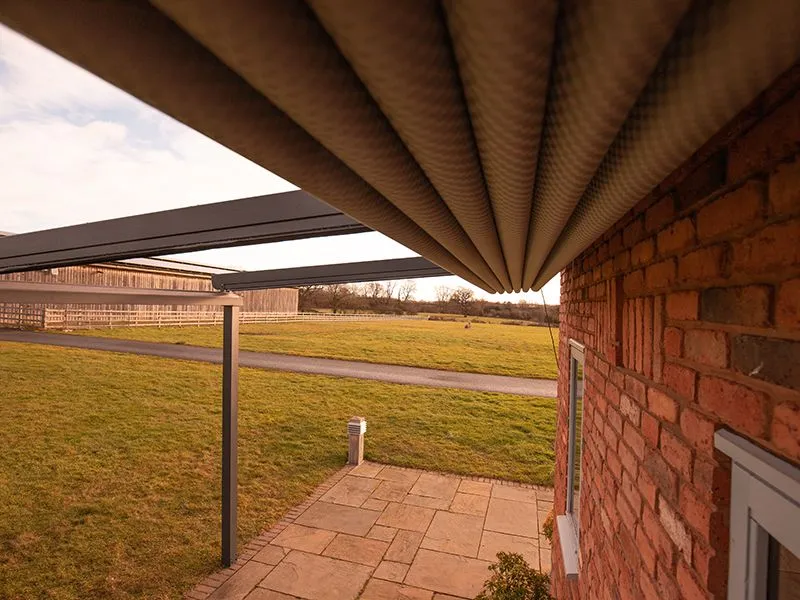 Nebula Motorised Gazebo With Retractable LED Awning