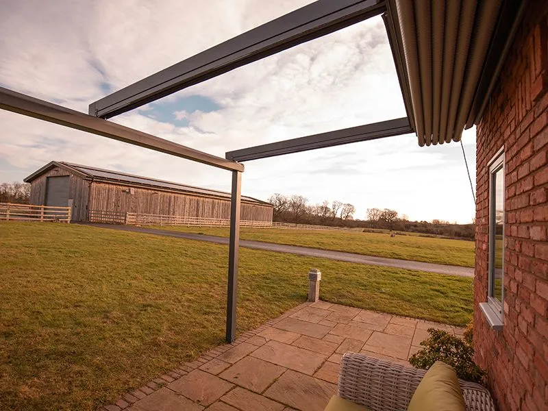 Nebula Motorised Gazebo With Retractable LED Awning