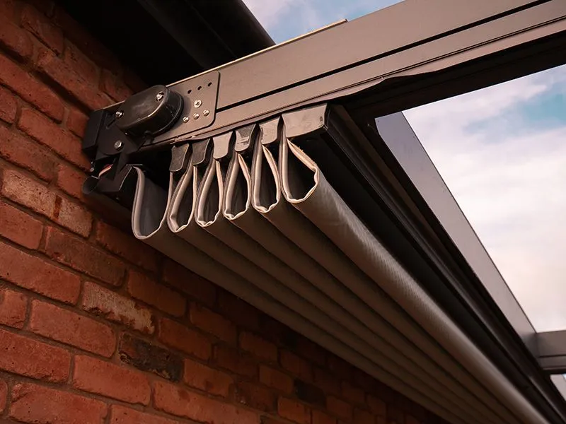 Nebula Motorised Gazebo With Retractable LED Awning