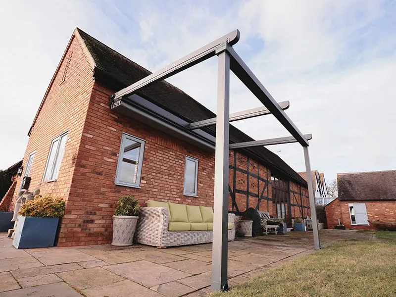 Nebula Motorised Gazebo With Retractable LED Awning