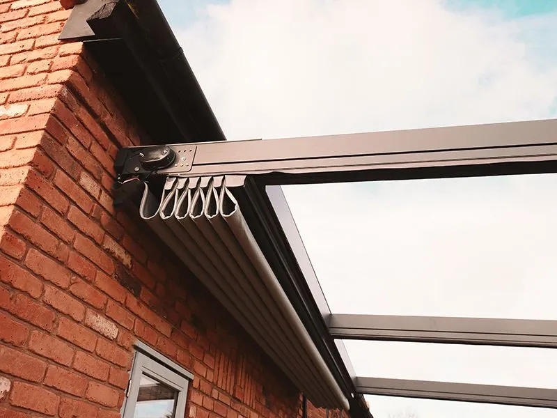 Nebula Motorised Gazebo With Retractable LED Awning