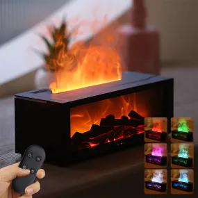 New Flame Aromatherapy Machine Colorful Essential Oil Diffuser Home Large Fog Volume Flame Humidifier 3D Flame Fireplace Machine New Flame Aromatherapy Machine Colorful Essential Oil Diffuser Home Large Fog Volume Flame Humidifier 3D Flame Fireplace Machine