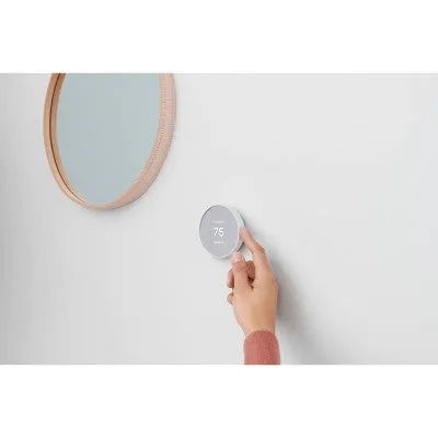 New - Google Nest Thermostat Cotton Snow