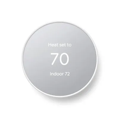 New - Google Nest Thermostat Cotton Snow