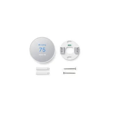 New - Google Nest Thermostat Cotton Snow