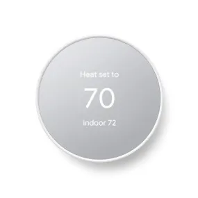 New - Google Nest Thermostat Cotton Snow