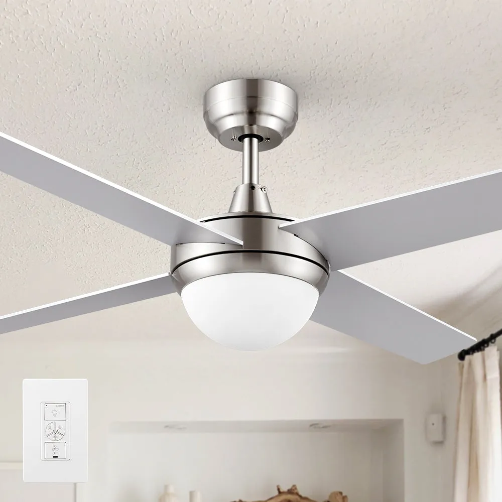 Nova Modern Smart Ceiling Fan with LED Light 48 inch
