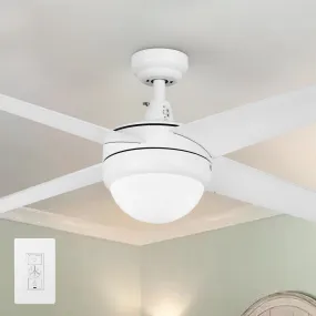 Nova Modern Smart Ceiling Fan with LED Light 52 inch