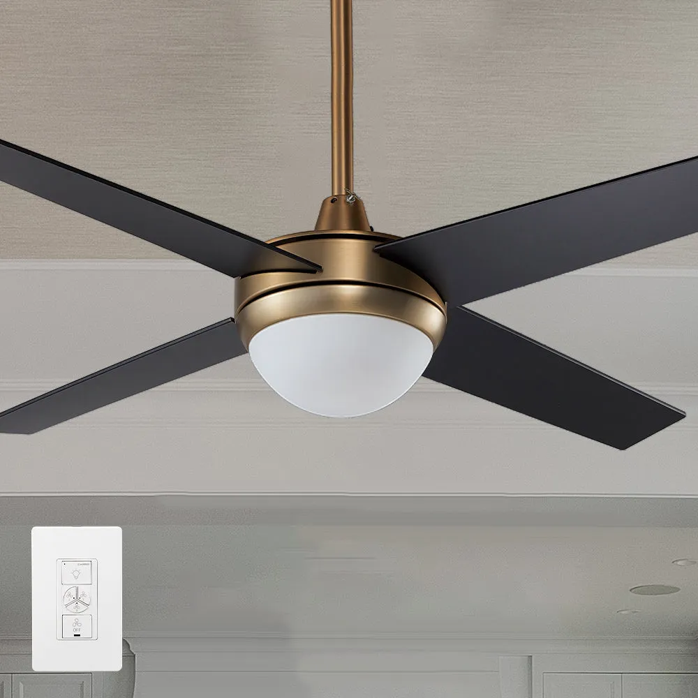 Nova Modern Smart Ceiling Fan with LED Light 52 inch