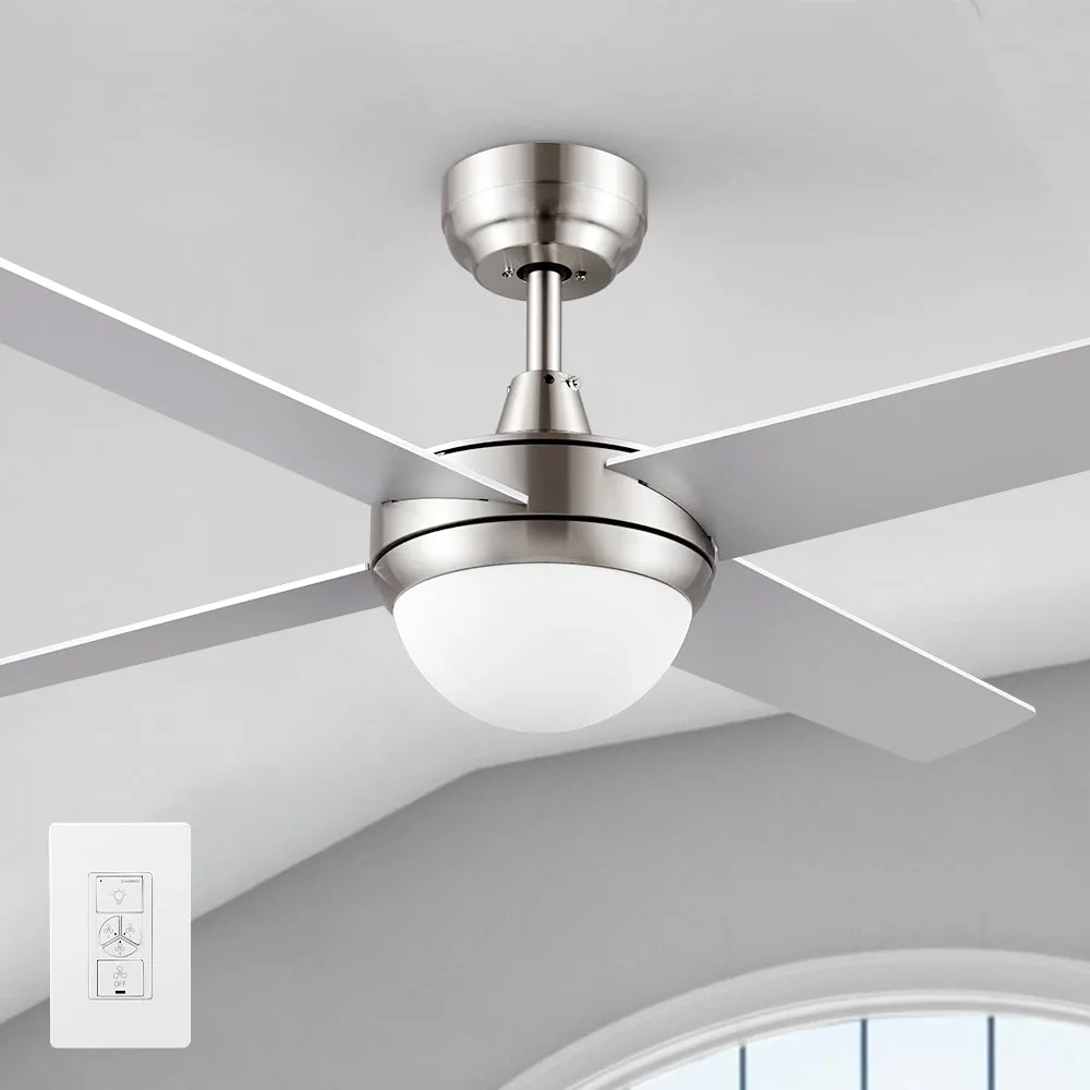 Nova Modern Smart Ceiling Fan with LED Light 52 inch