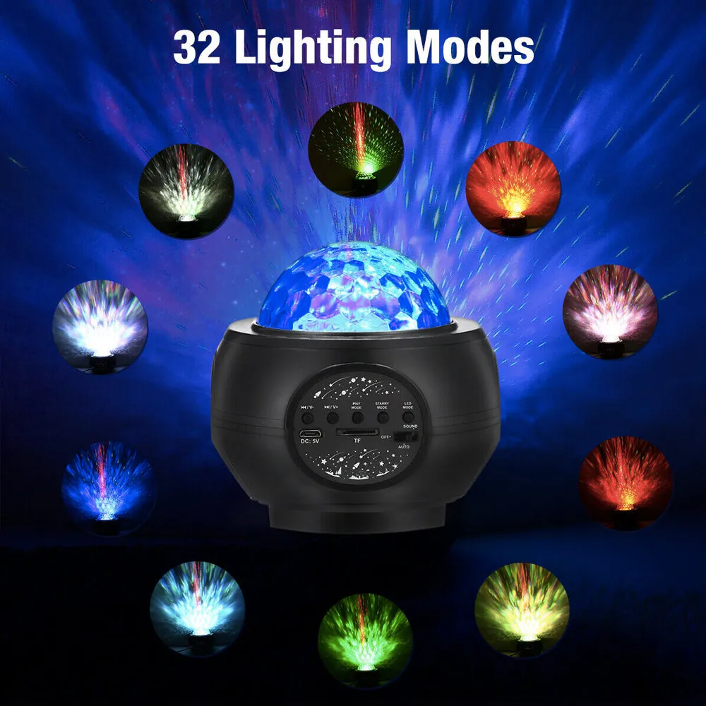 Outer Space LED Projector 32 Modes Bluetooth Speaker