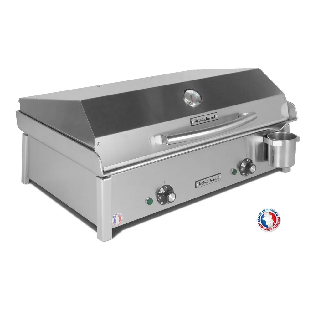 Plancha électrique Anthéa E650   Couvercle   2 ustensiles - Planchaelec