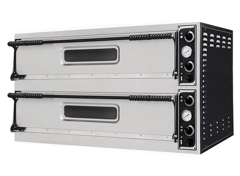 Prismafood XL22LEU Slimline Twin Deck Electric Pizza Oven