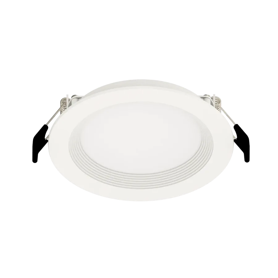 RAB WFRL4R 9W LED 4" Round Edge-Lit Bluetooth Wafer Selectable CCT Baffle Trim