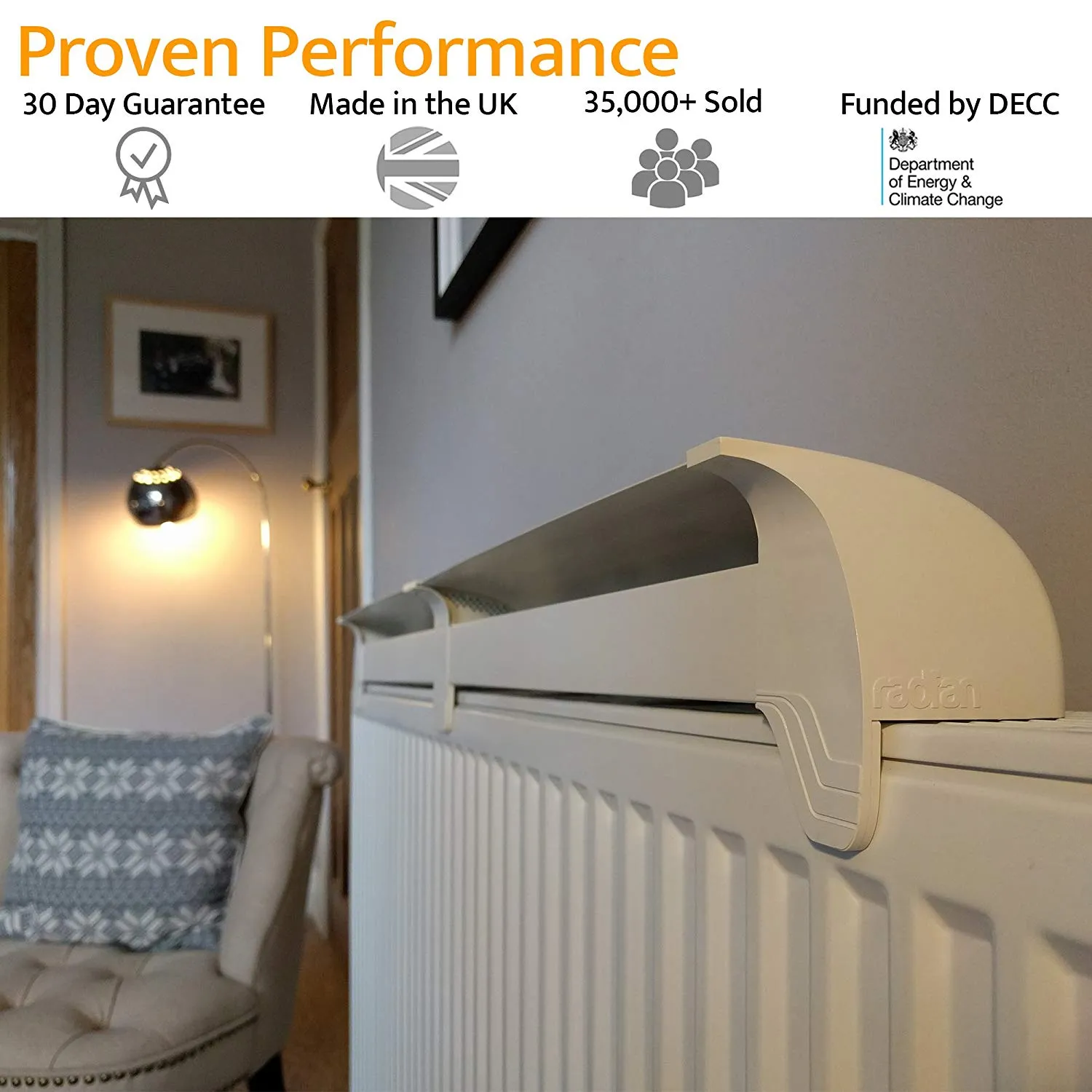 Radfan Radiator Fan - NEW Extra Model with variable speed control