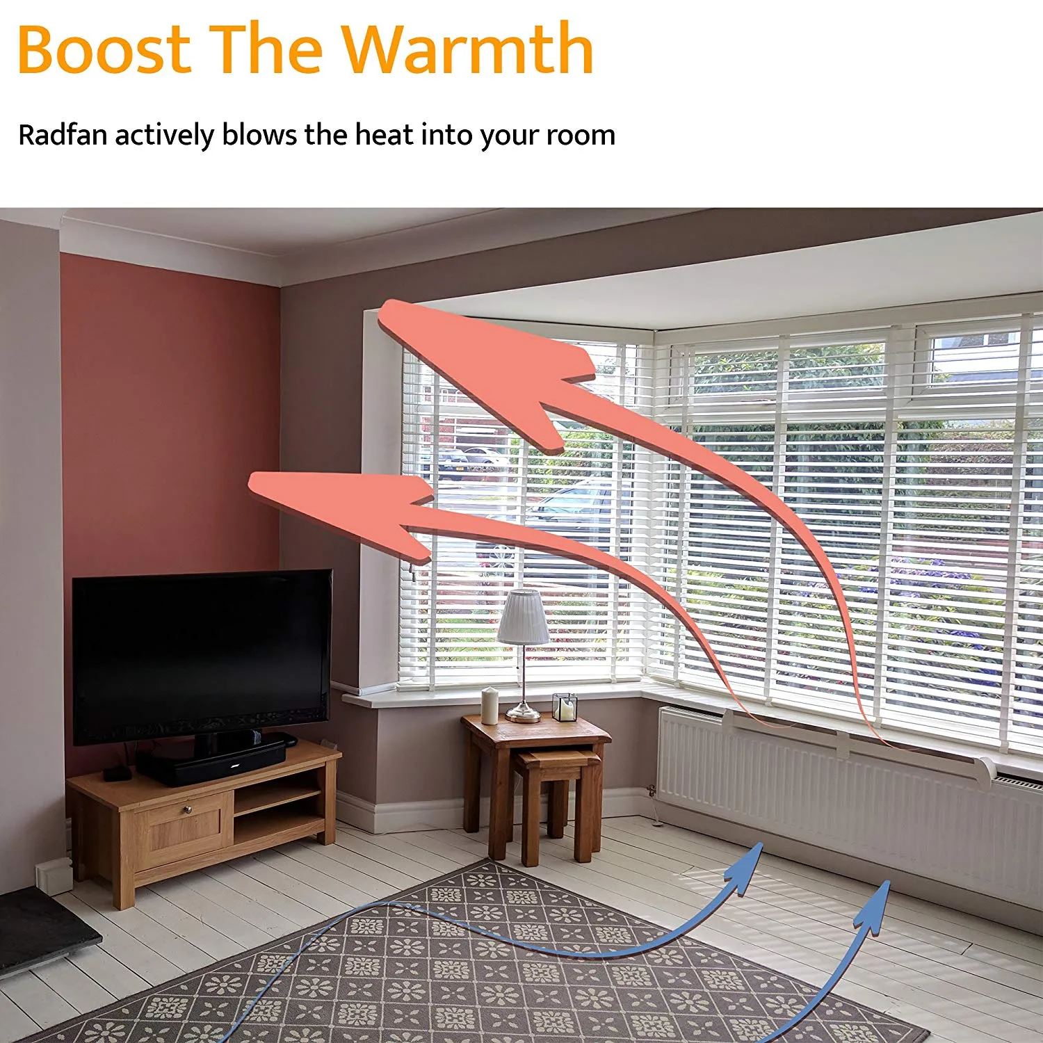 Radfan Radiator Fan - NEW Extra Model with variable speed control