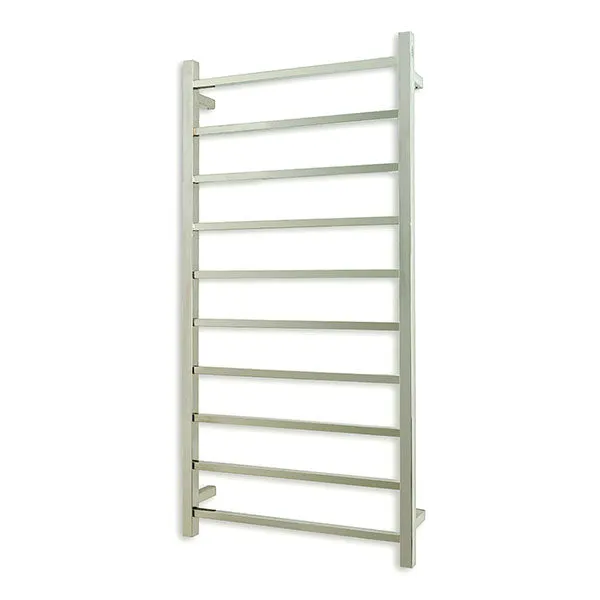 Radiant Square 10 Bar Heated Rail 600mmx1200mm Polished Stainless Steel