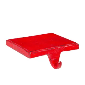 Red Christmas Stocking Holder flat Base