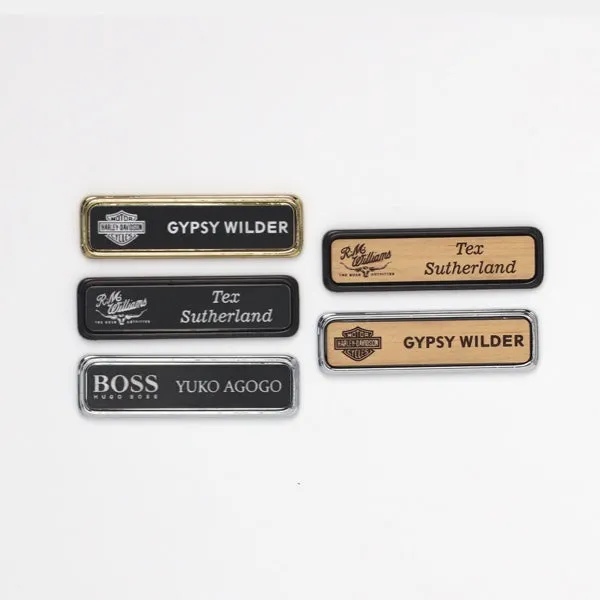 Rose Gold Name Badge Holders - Small Size - Pack of 20