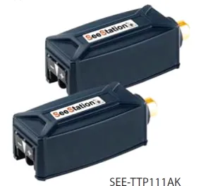 SEESTATION TTP111AK ANALOG AUDIO OVER CAT 5 EXTENDER (2 EACH)