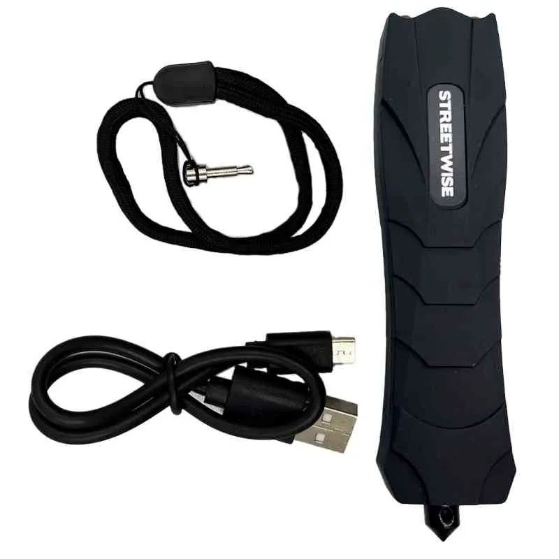 Serpent 83,000,000 Stun Gun Emergency Glass Break Tool & Flashlight Combo