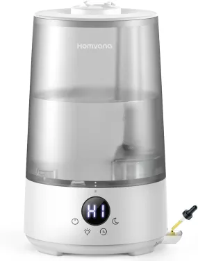 Small Humidifiers for Baby Bedroom, Cool Mist Top-Fill 3.6L 34H BPA FREE