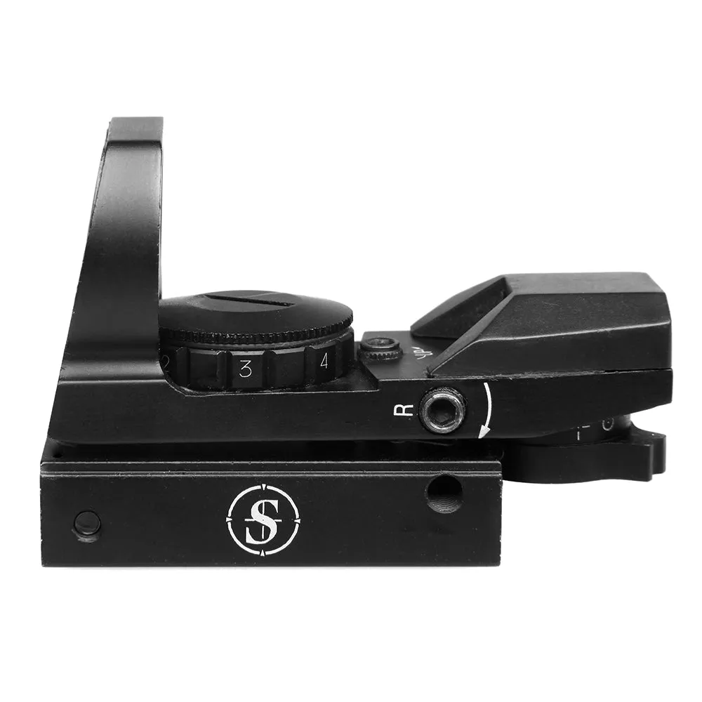 Sniper RD22F Red Dot Red and Green Reflex Sight with 4 Reticles
