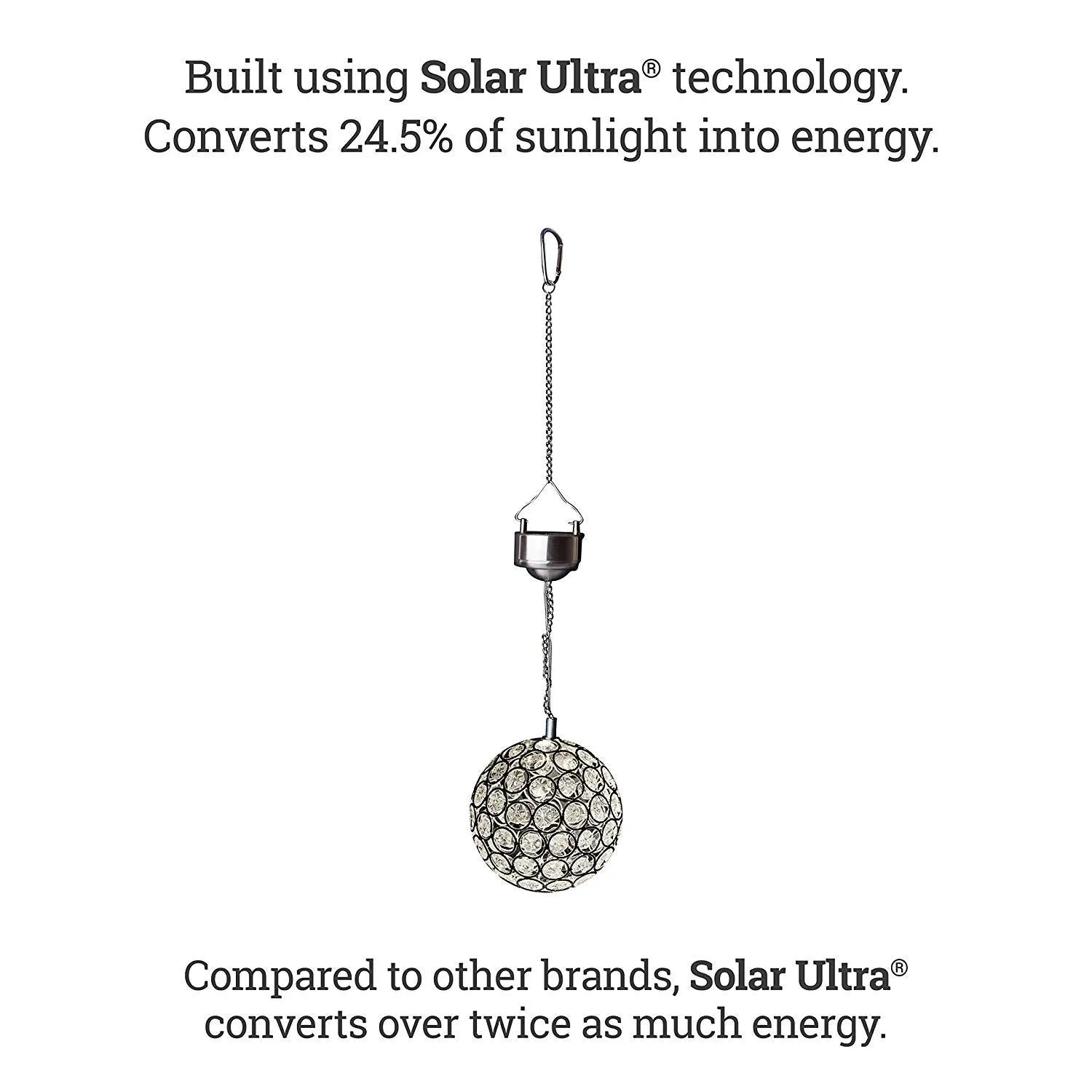 Solar Crystal Ball Light - Colour Changing LED