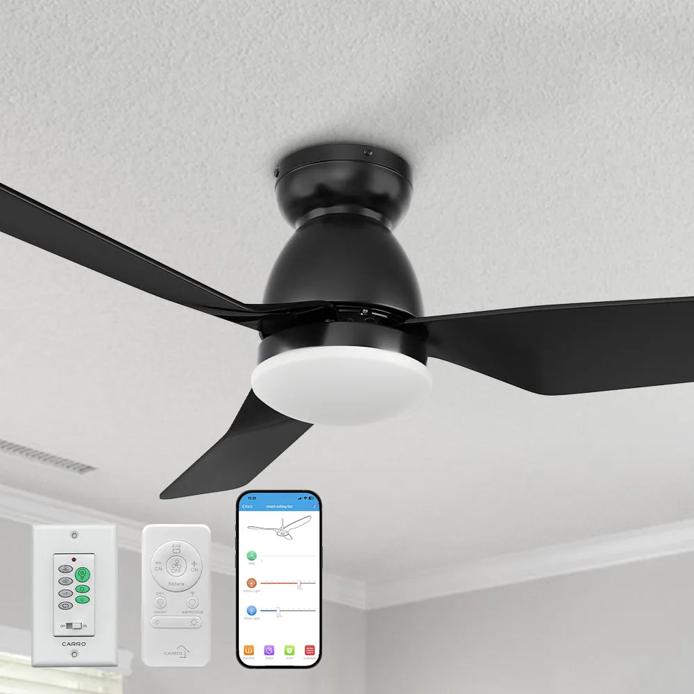 Sonoma Ⅱ Low Profile Smart Fan with LED light and Remote 44 Inch
