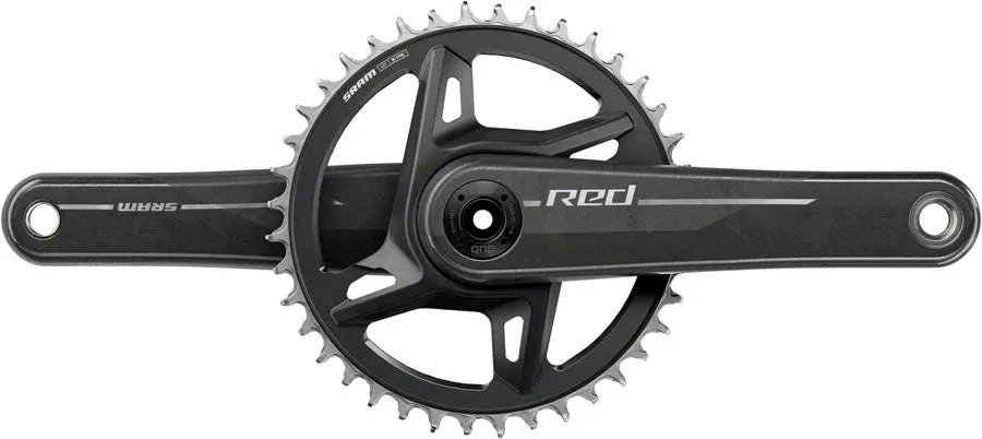 SRAM RED 1x XPLR Wide Crankset - 13-Speed, 8-Bolt Direct Mount, DUB Spindle, Natural Carbon, E1