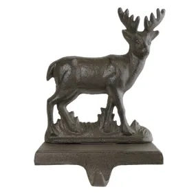 Stag Christmas Stocking Holder -Brown