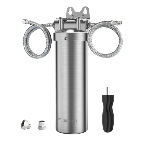 Stainless Steel Under Sink Water Filter | Direct Connect Filtration System