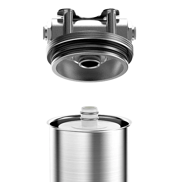 Stainless Steel Undersink Water Filtration System With Dedicated Faucet