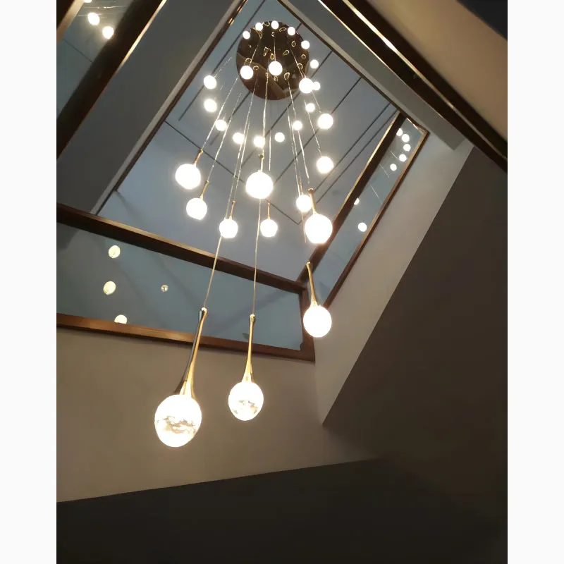 Stresa | Spiral Design Staircase Chandelier