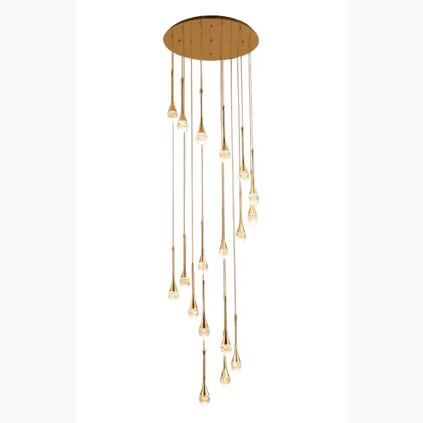 Stresa | Spiral Design Staircase Chandelier