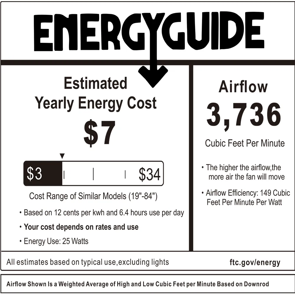 Striker Smart Ceiling Fan with LED Light and Remote Outdoor/Indoor 56"