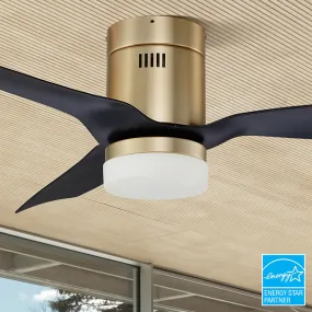 Striver Low Profile Smart Fan with LED light and Remote 52 Inch