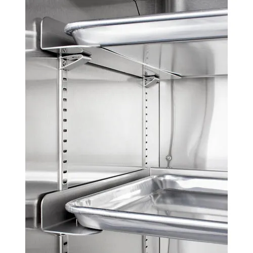 Summit 24" Wide Built-In Mini Reach-In Beverage Center with Dolly - SCR610BLRI