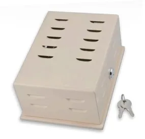 Tempro TP07M Thermostat Guards - Beige Metal Hinged