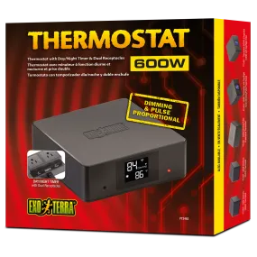 Thermostat 600W with Dual Receptacles