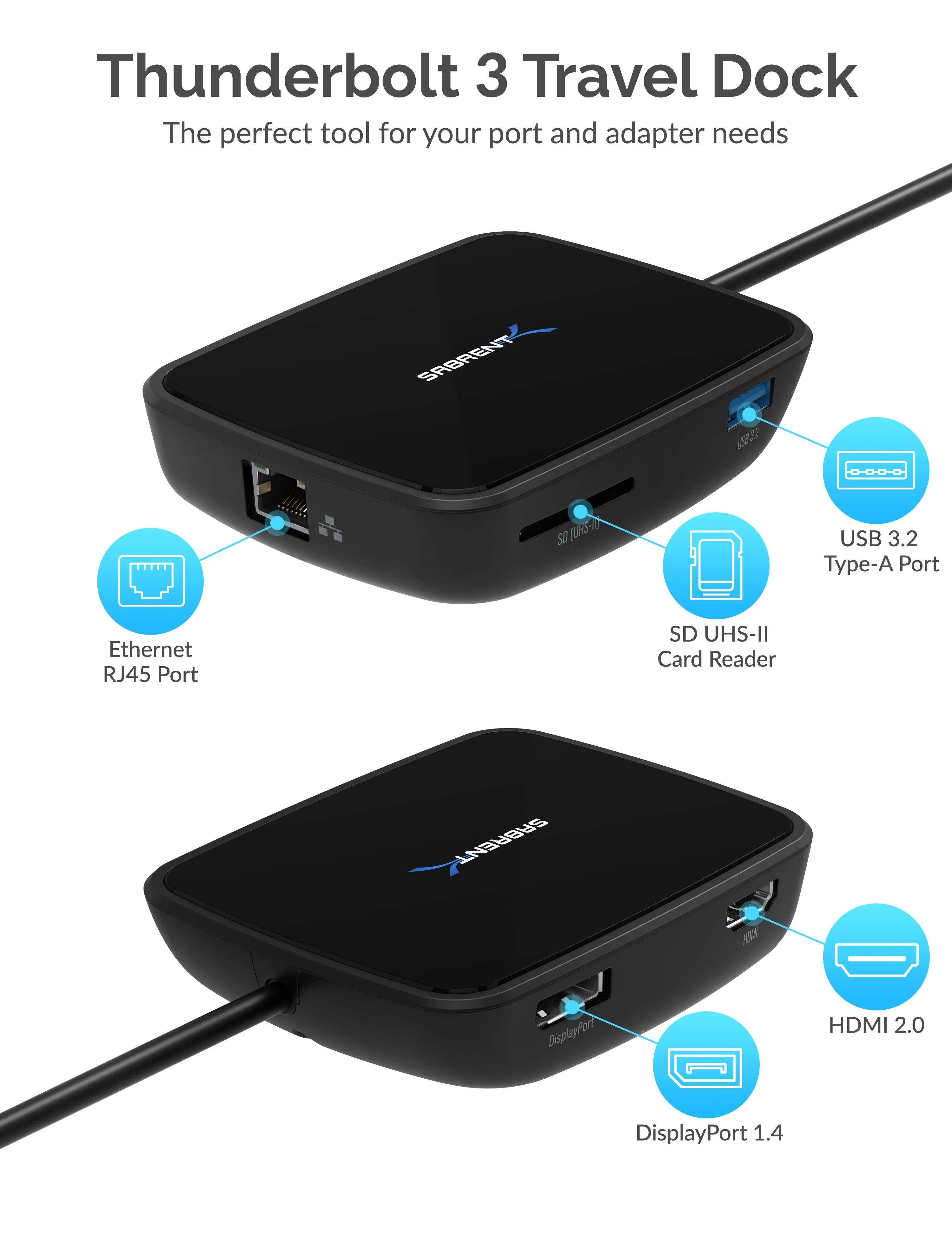 Thunderbolt 3 Travel Dock
