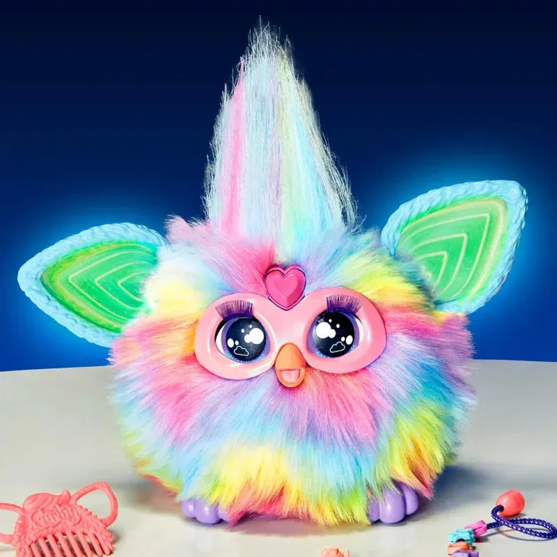 Tie Dye, 15 Fashion Accessories, Interactive Plush Toys for 6 Year Old Girls & Boys & Up, Voice Activated Animatronic