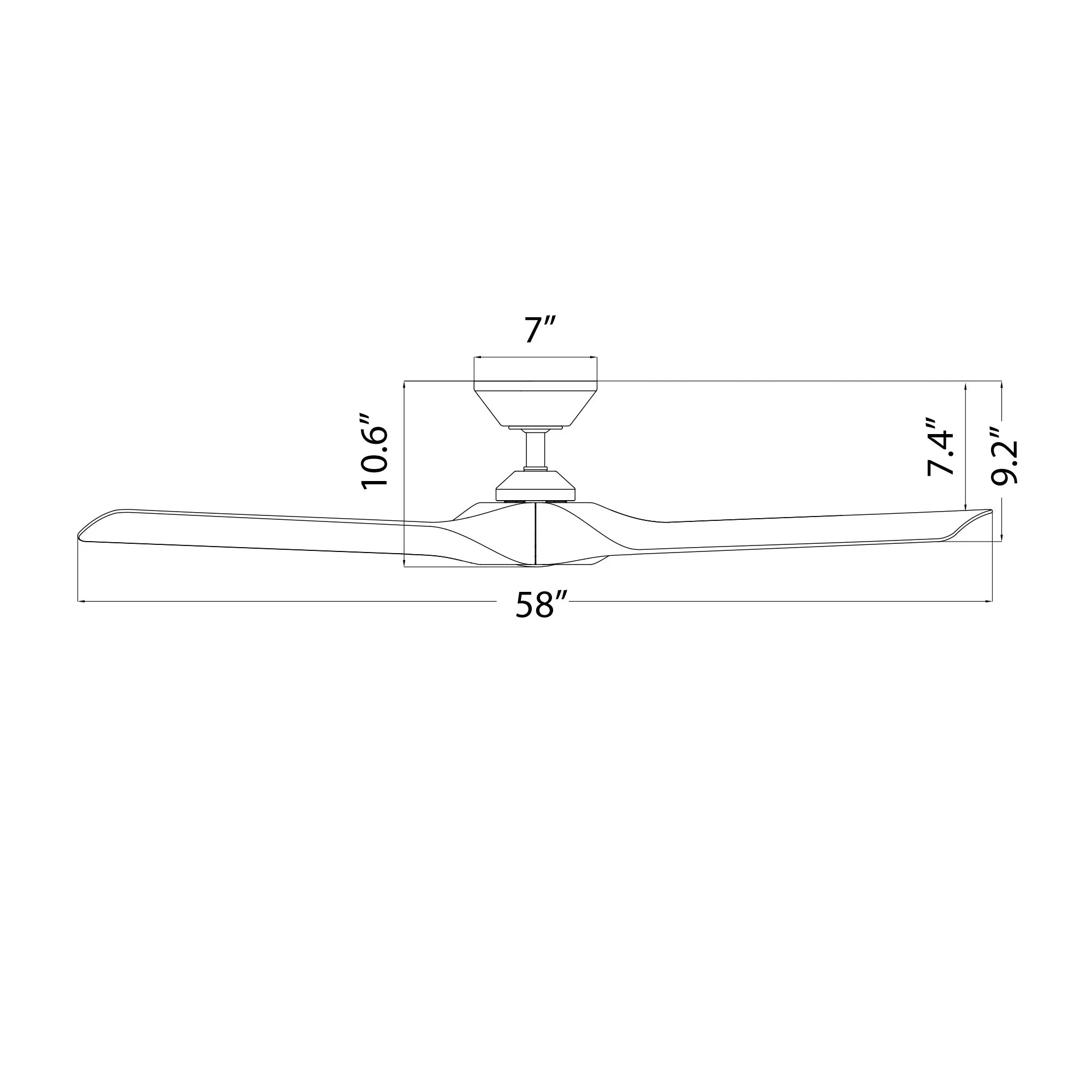 Torque Indoor/Outdoor Ceiling Fan