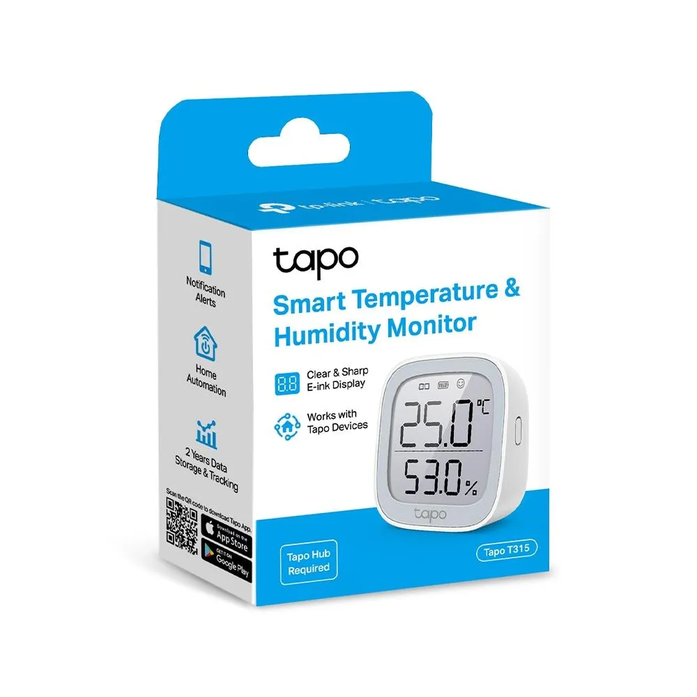 TP-Link Tapo Smart Desktop Temperature & Humidity Monitor